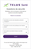 Questions de sécurité